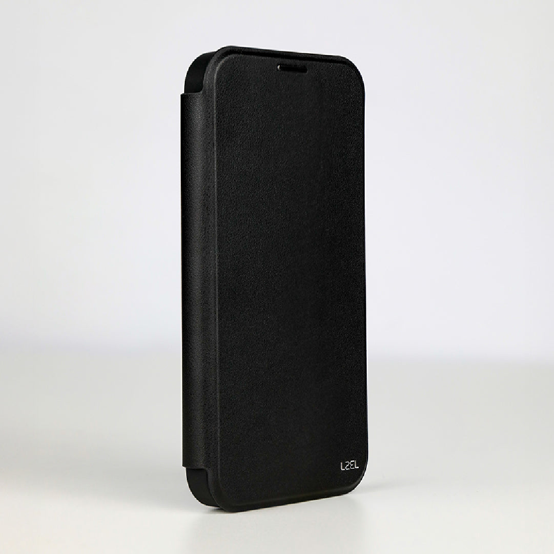 كفر حماية بمحفظة MagFlip من LZEL لجهاز iPhone 17 Pro Max | أسود