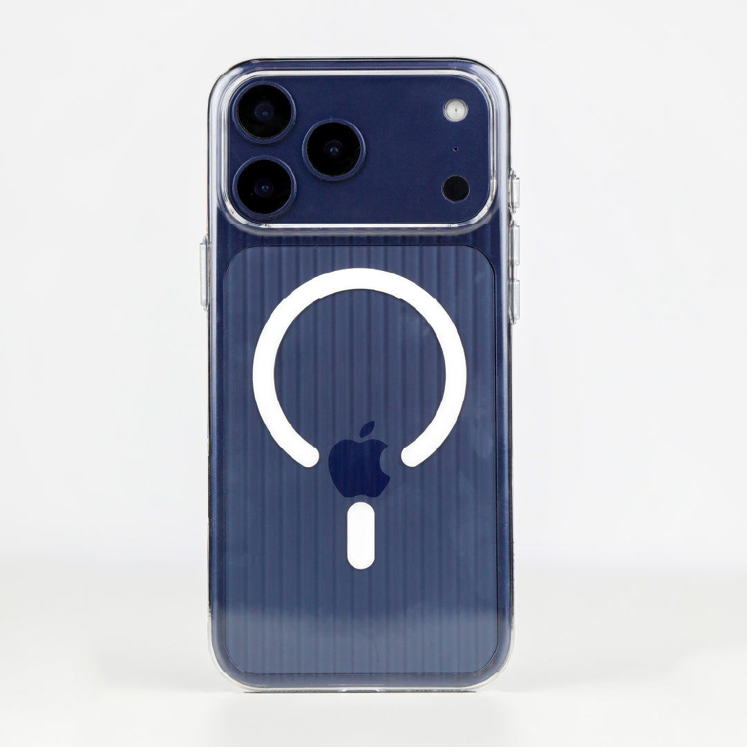 LZEL Magclear Stripe Case for iPhone 17 Pro Max | Clear