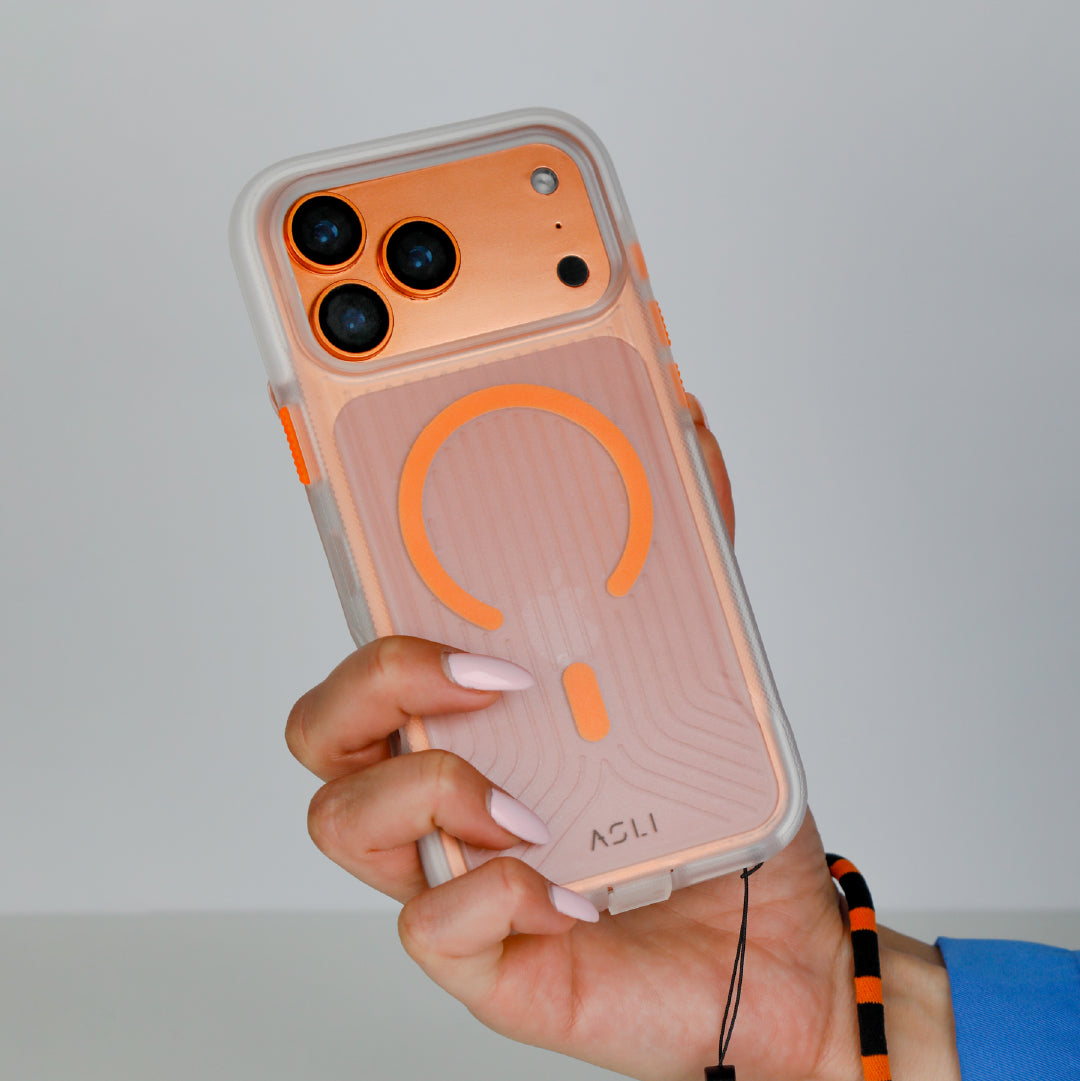 كڤر حماية أسلي جلوبال LanyardMag لهاتف iPhone 17 Pro Max – دعم MagSafe مع علاقة لليد مدمجة