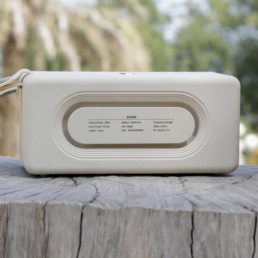 LZEL Aquilasonus Xs Premium Wireless Speaker With Deep Bass Bluetooth 5.4 - Fast Charging - 4000mah Battery