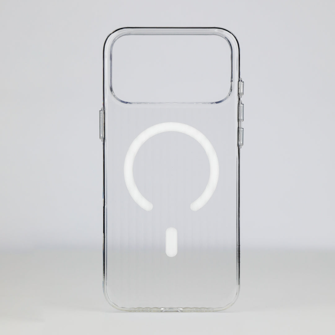 LZEL Magclear Stripe Case for iPhone 17 Pro Max | Clear