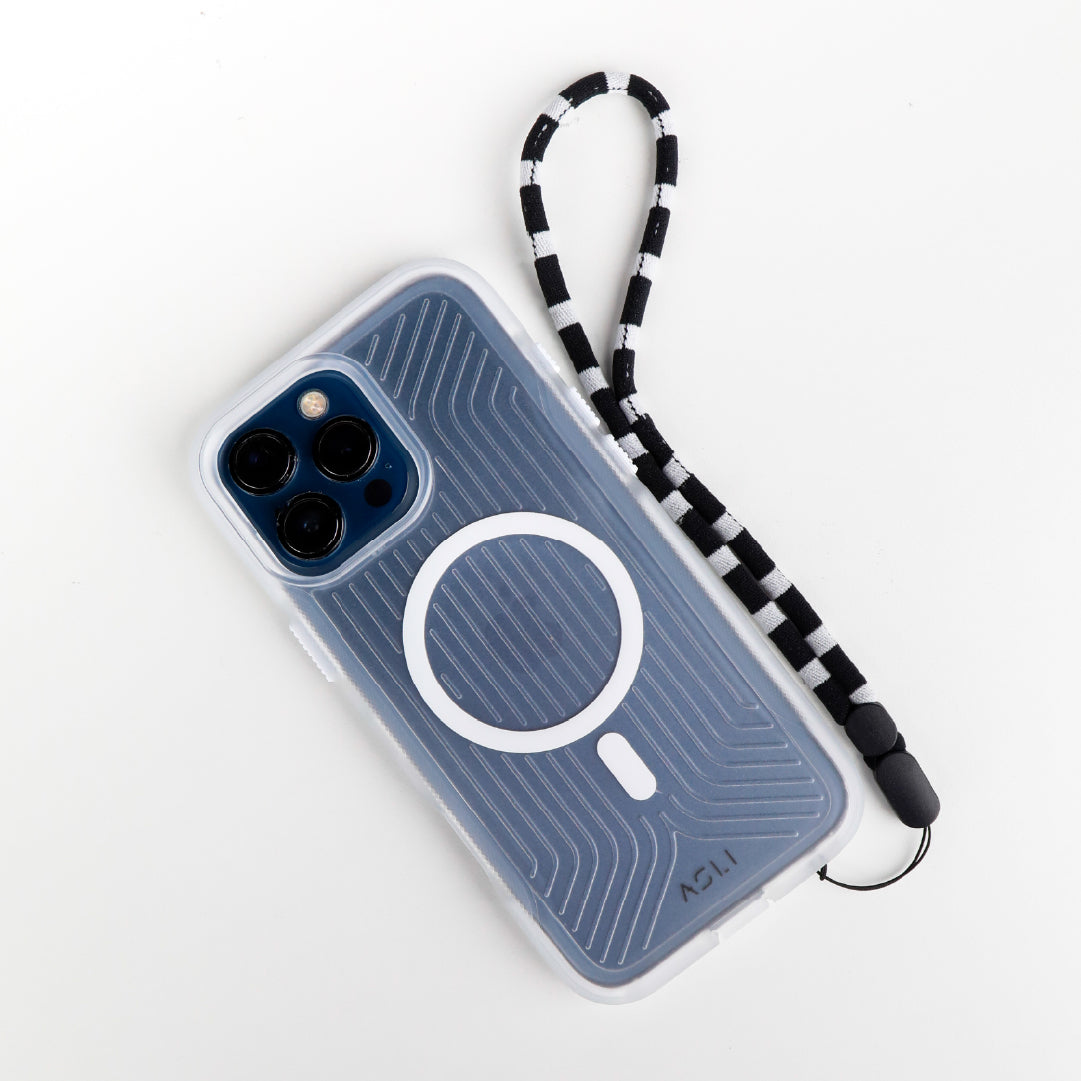 كڤر حماية أسلي جلوبال LanyardMag لهاتف iPhone 16 Pro Max – دعم MagSafe مع علاقة لليد مدمجة 