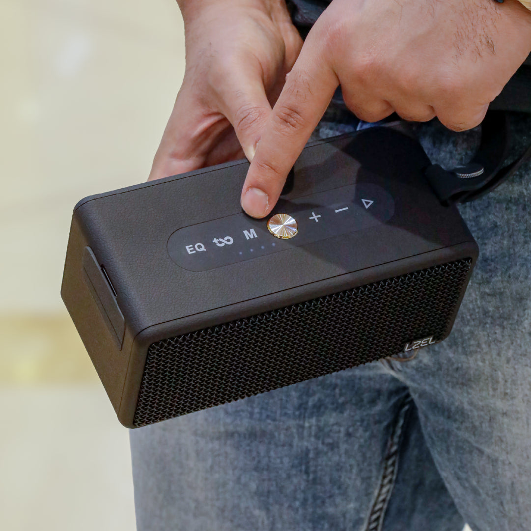 LZEL Aquilasonus Xs Premium Wireless Speaker With Deep Bass Bluetooth 5.4 - Fast Charging - 4000mah Battery