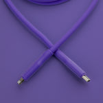 كيبل من Lzel معتمد USB-C إلى Lightning ، نقل بيانات بسرعة 480Mbps، طاقة 20V 3A، PD بقوة 60W، غلاف سيليكون سائل ناعم، هيكل TPE، طول 2 متر 