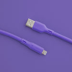 LZEL Celeris Silox CXL Soft Silicone USB-A to Lightning Cable, 480Mbps, 15W Max, 2m