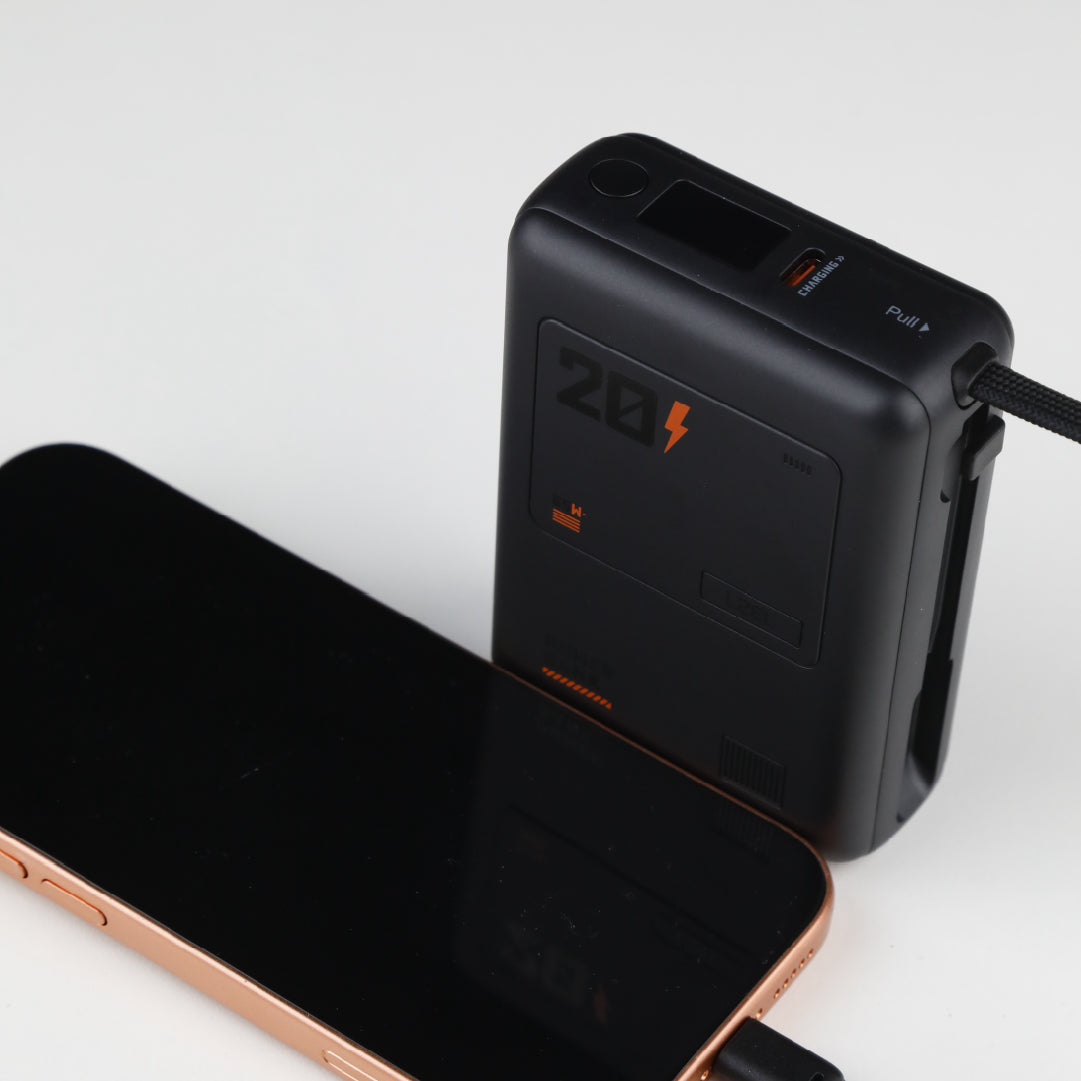 باور بانك Lzel Zenoflex Surge20 المحمول بسعة 20000 مللي أمبير | 65 واط أقصى شحن PD | مدخلين USB-C