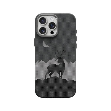 LZEL MagCarbon Deer Cover for iPhone 16 Pro