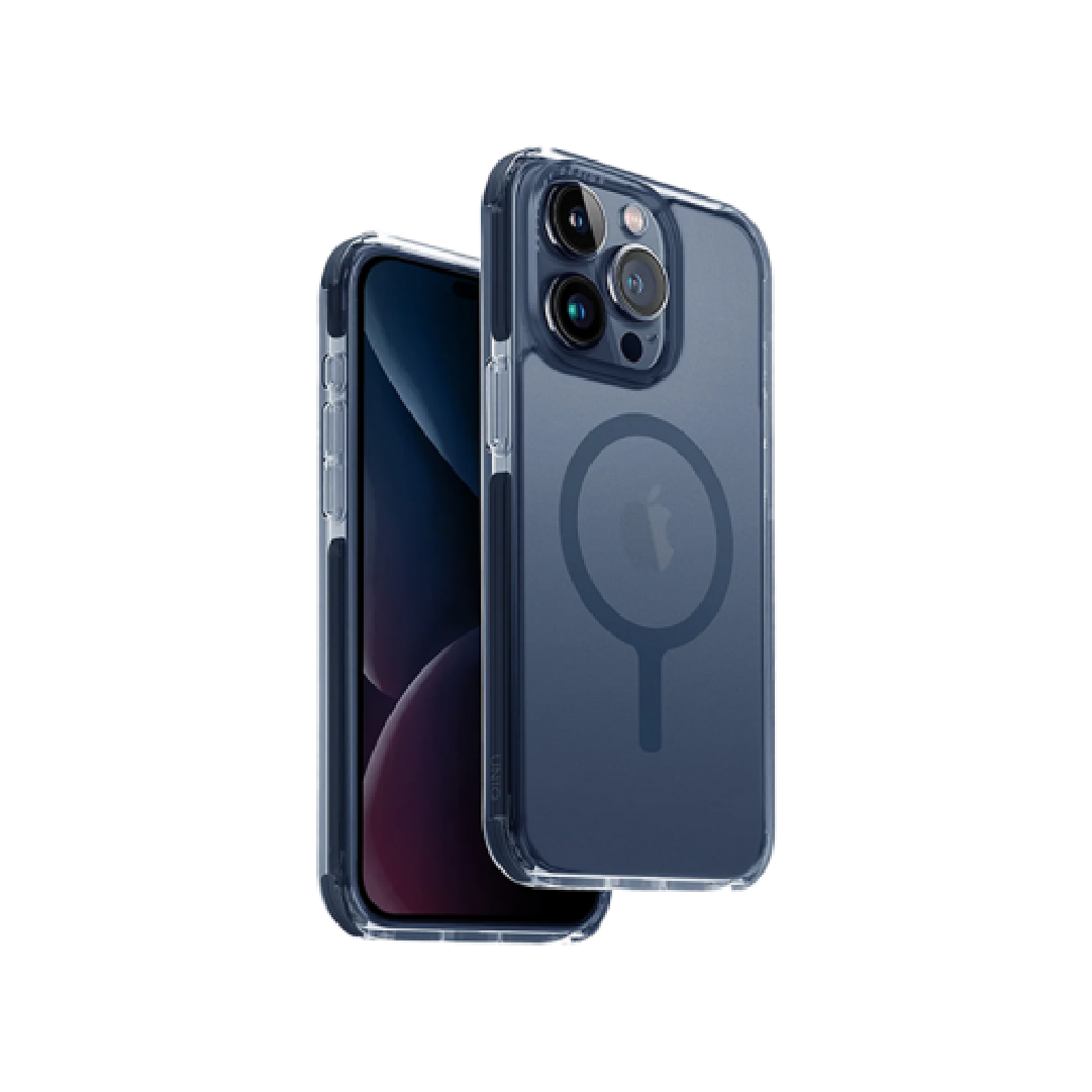 Uniq iPhone 15 Pro Combat Cover With MagSafe | Dark Blue