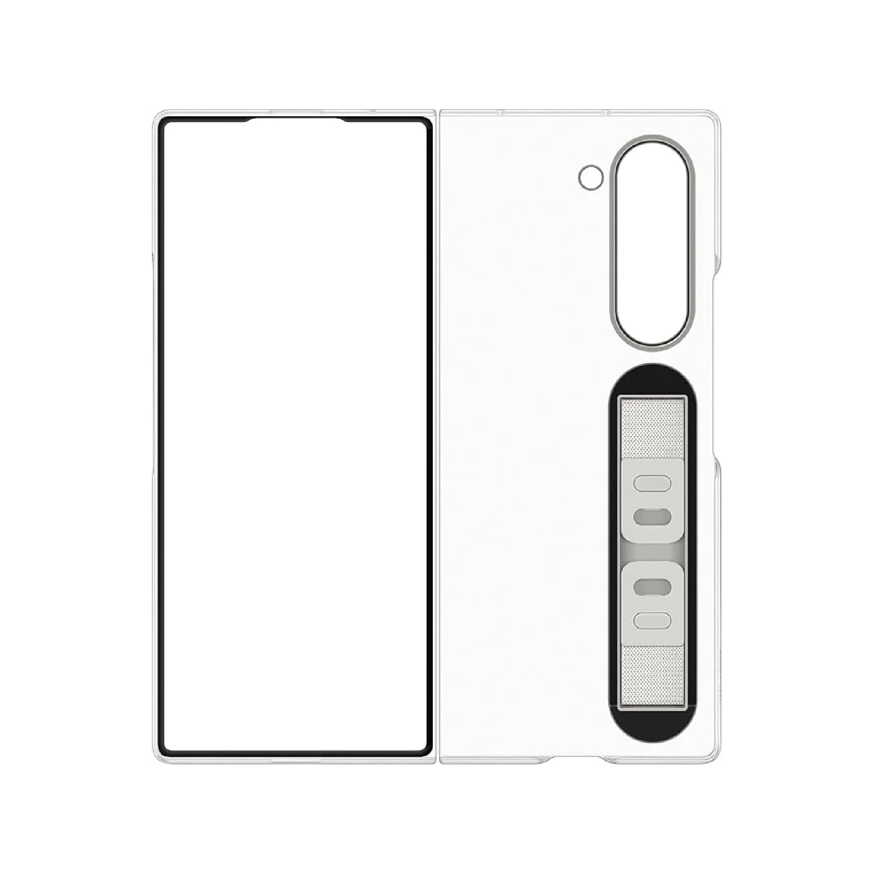 كفر شفاف Samsung Galaxy Fold 6 مع مسكة Grip