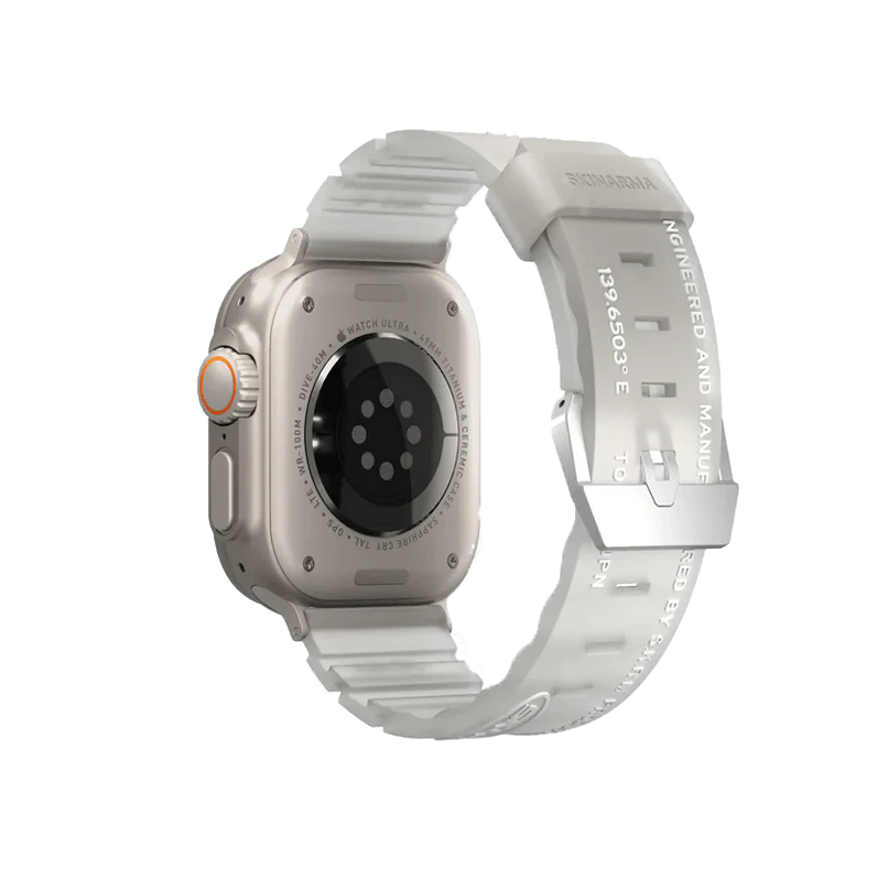 SkinArma Shokku Watch Strap for Apple Watch Ultra 49/45/44mm Frost