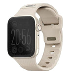 UNIQ Stride FKM Rubber Apple Watch Strap – 41/40/38mm | Pale Khaki