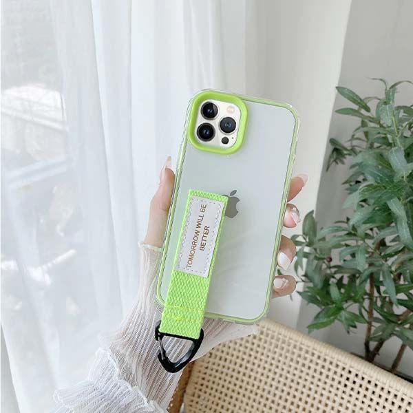 iPhone 13 Pro Case Cover With Belt | Green