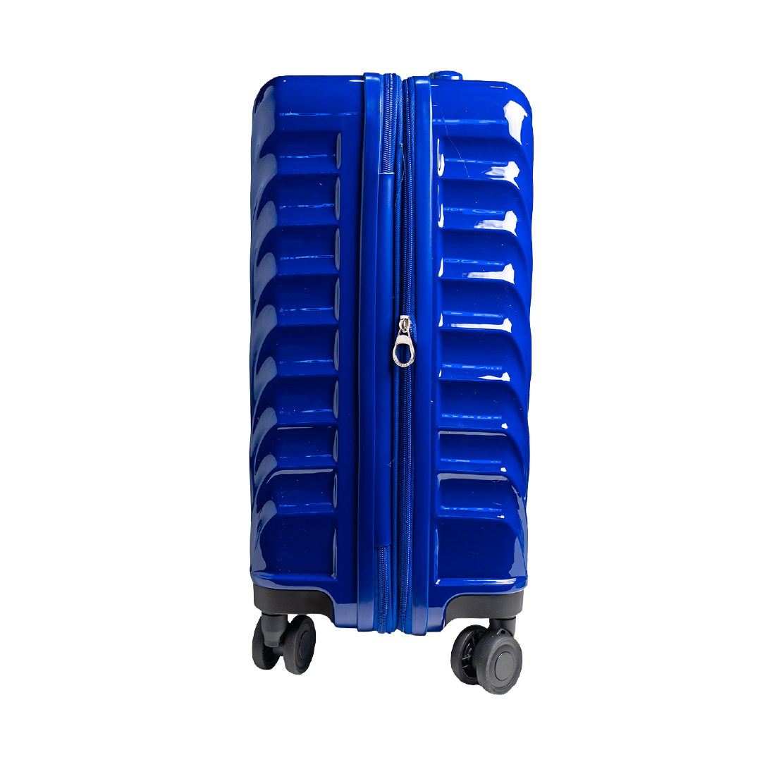 90 Percent 4 Wheels 20 Inch Suitcase | Dark Blue