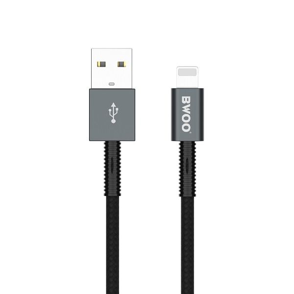 BWOO كابل شحن سريع من USB-A إلى Lightning بطول 1 متر - BO-X211L