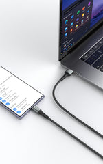 كيبل من 90 بيرسنت Voltix90 Core مضفّر من USB-A إلى USB-C بطول 2 متر