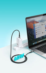 كيبل من 90 بيرسنت Voltix90 Core مضفّر من USB-C إلى USB-C بطول 2 متر