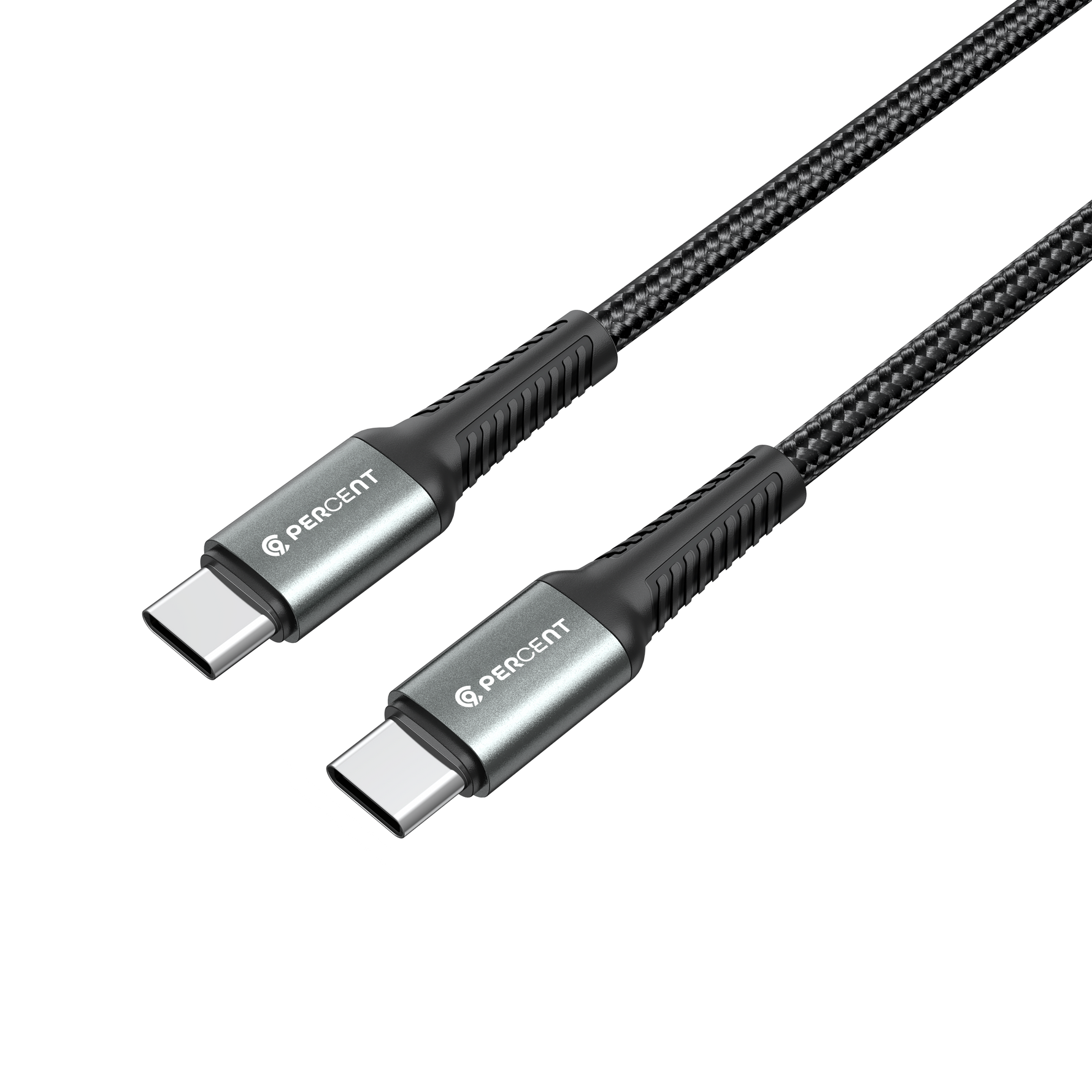 كيبل من 90 بيرسنت Voltix90 Core مضفّر من USB-C إلى USB-C بطول 2 متر