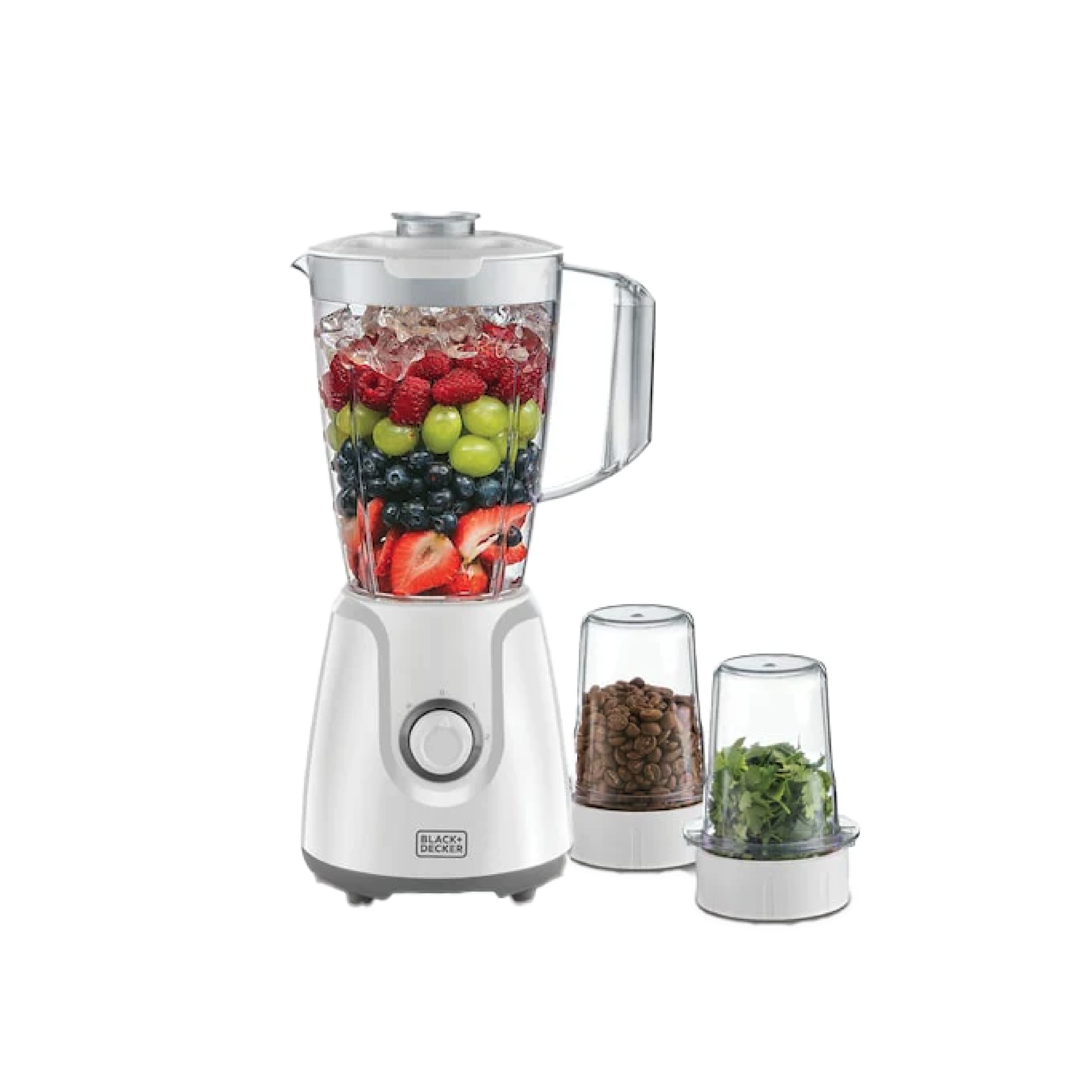 خلاط BLACK+DECKER بقوة 400 واط مع مطحنة مزدوجة