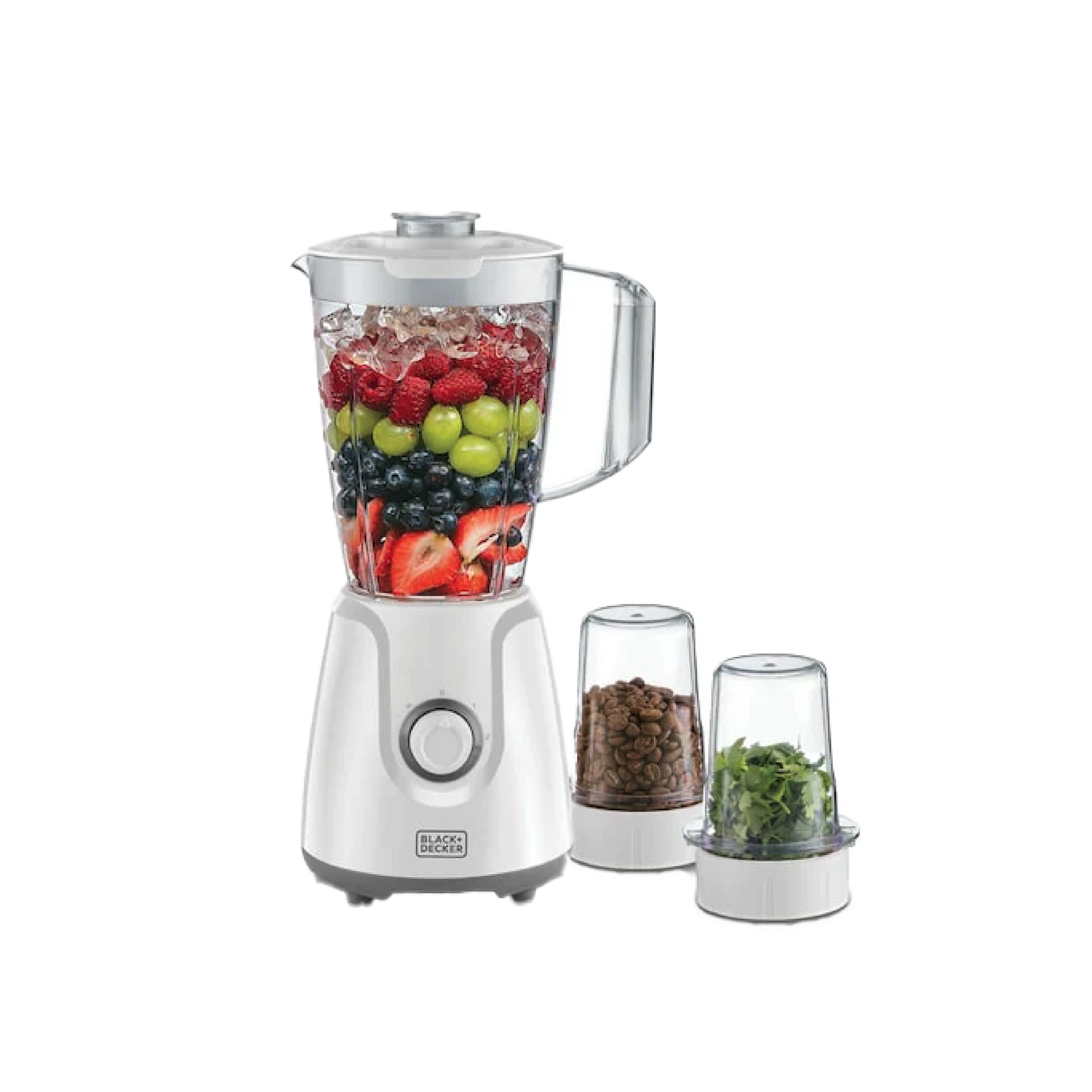 خلاط BLACK+DECKER بقوة 400 واط مع مطحنة مزدوجة