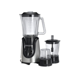 خلاط زجاج Black & Decker بقوة 600 واط مع مطحنة وفرامة لحم