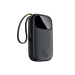 Baseus EnerFill FC31 Qpow3 Digital Display Power Bank with 2 Built-in USB-C Cables 20000mAh 45W | Cosmic Black