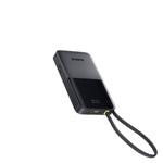 Baseus EnerFill FC51 Bipow2 Pro Digital Display Power Bank with Built-in Cable 10000mAh 22.5W | Cosmic Black
