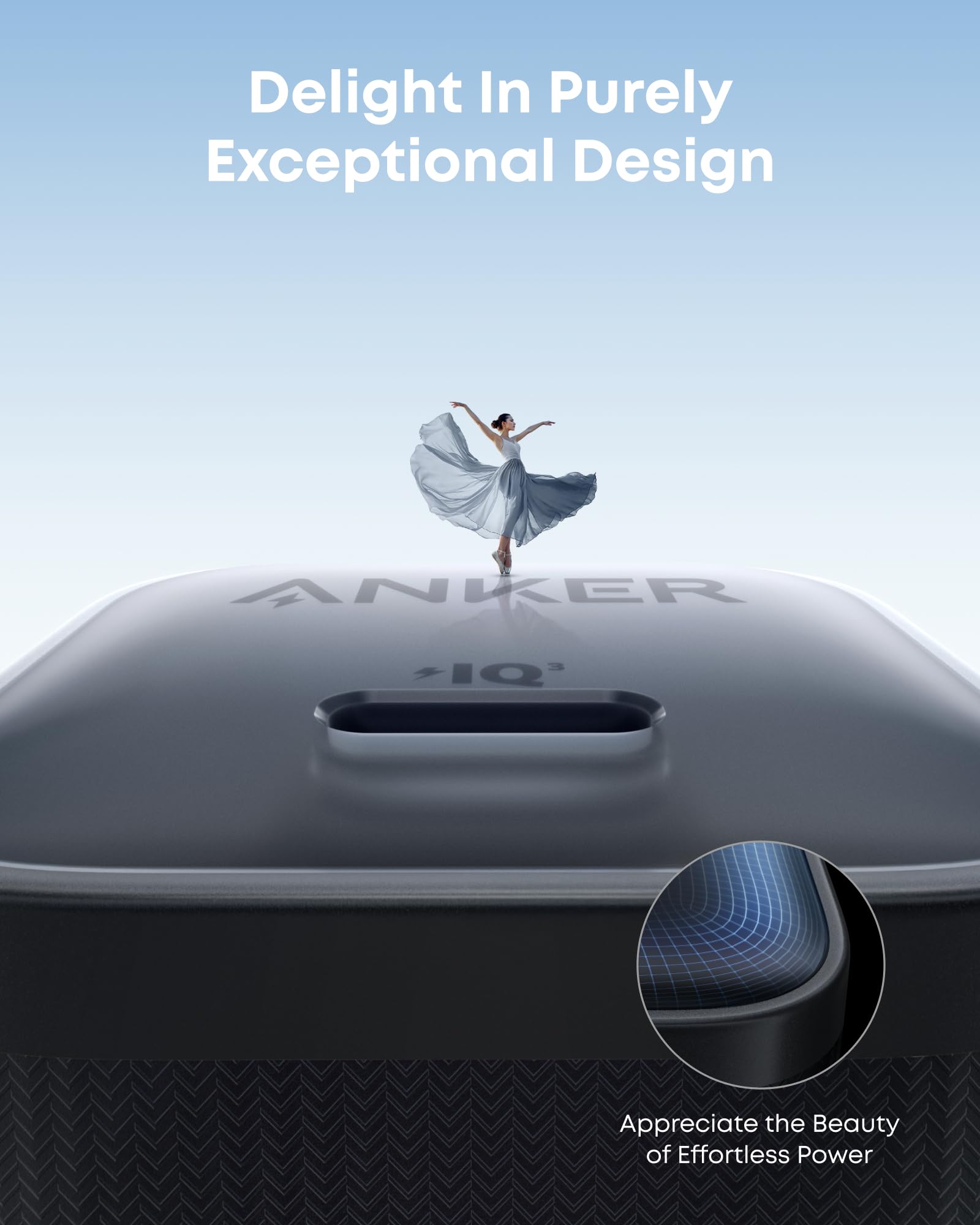 شاحن ANKER Nano بقدرة 45 واط – شحن سريع مع كابل USB-C إلى USB-C | أسود