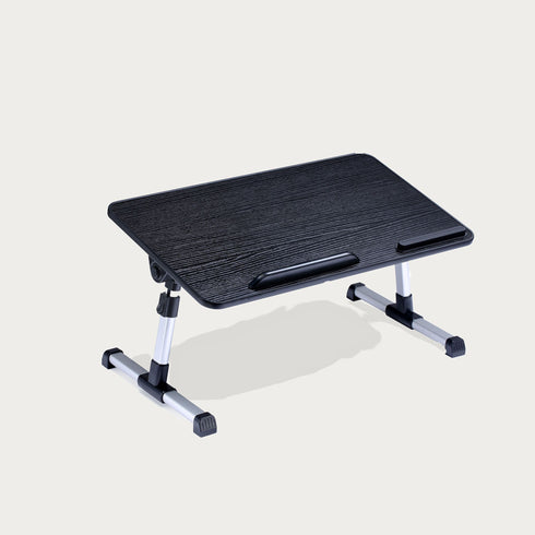 Ergonomic Adjustable Laptop Stand Foldable and Portable - Black (Q8 DESK B)