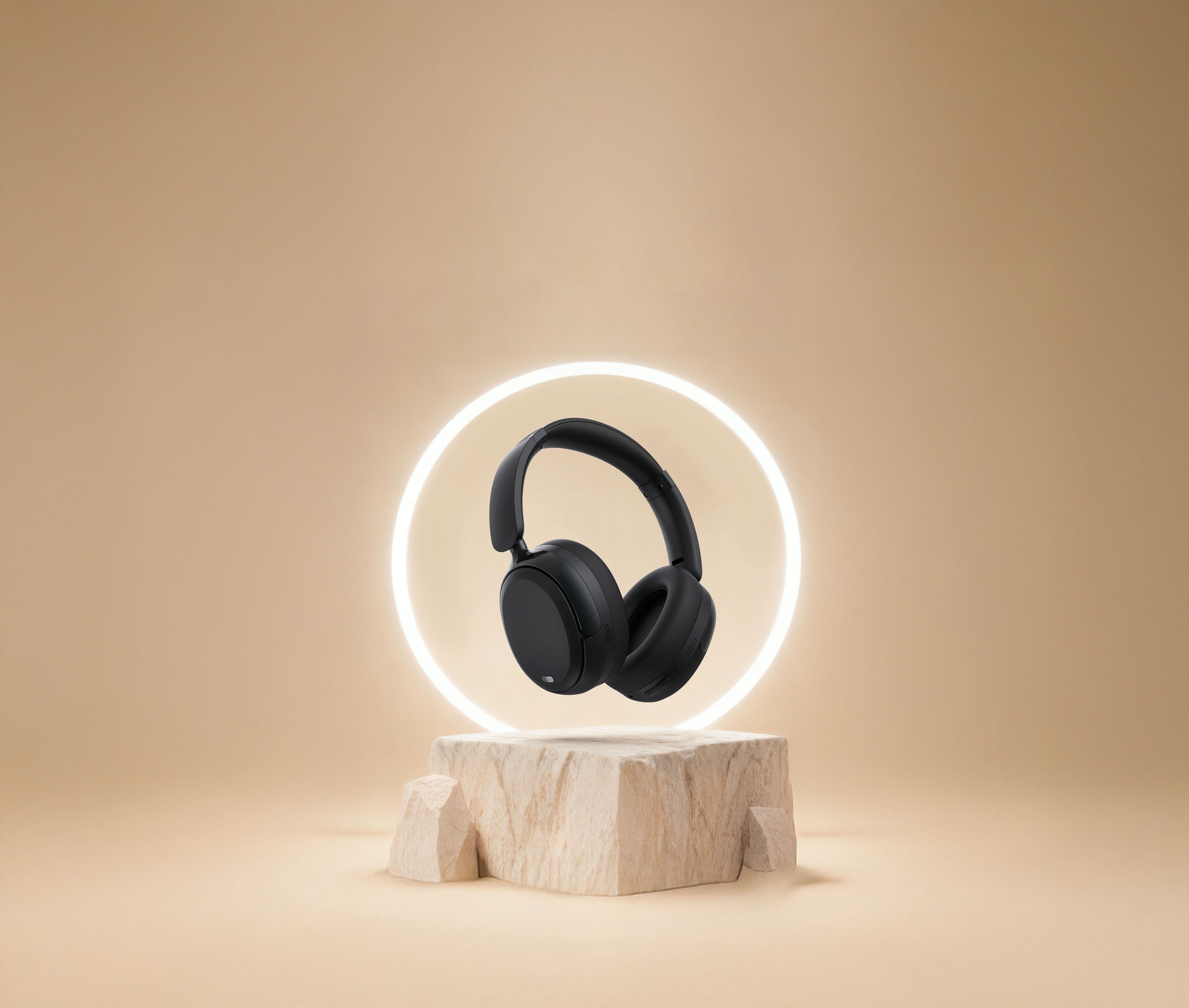 LZEL Sonique Pulse Wireless Stereo Headphones | Black