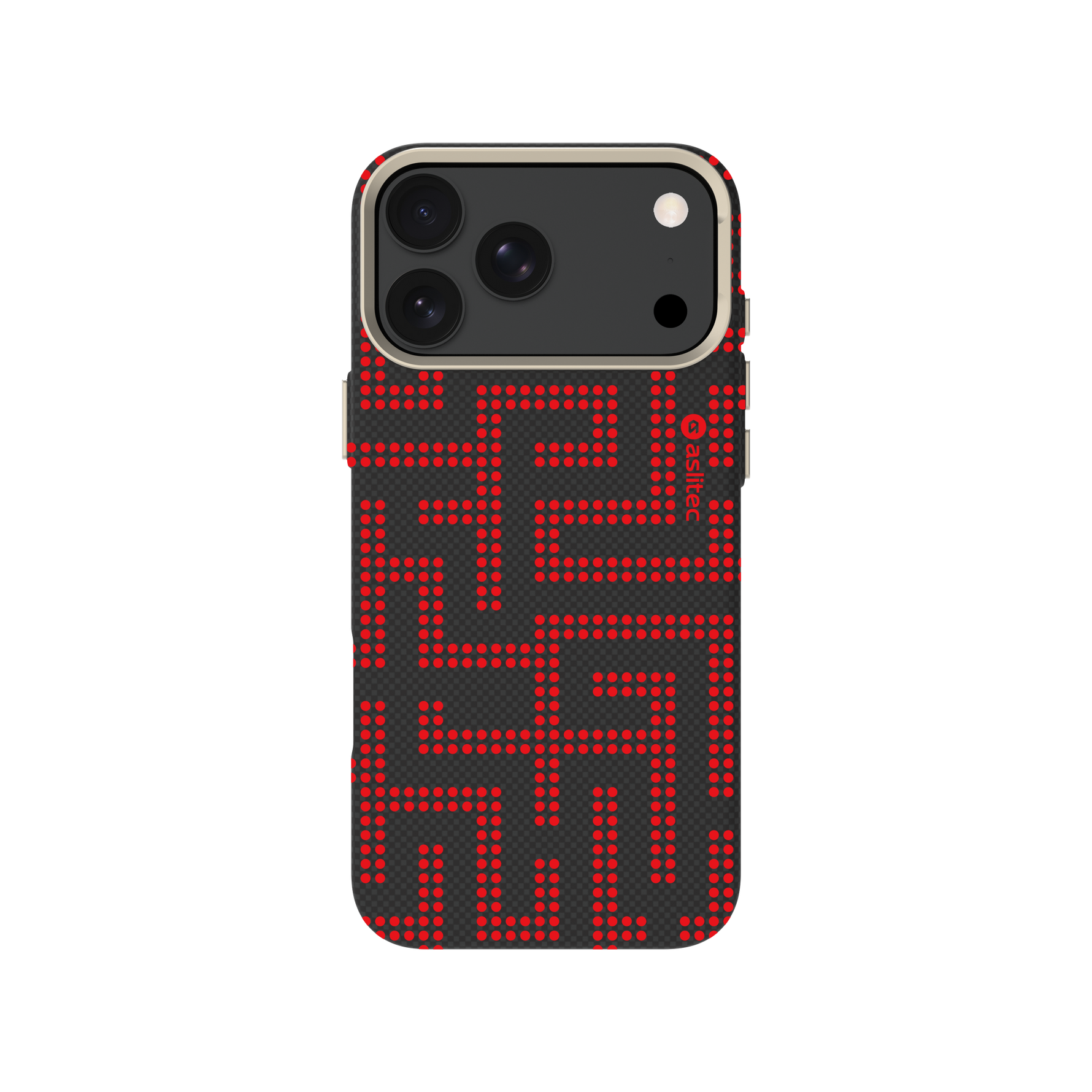 كفر aslitec MAZEMAG بدعم MagSafe ونقشة المتاهة ولمسات معدنية لـ iPhone 18 Pro و18 Pro Max