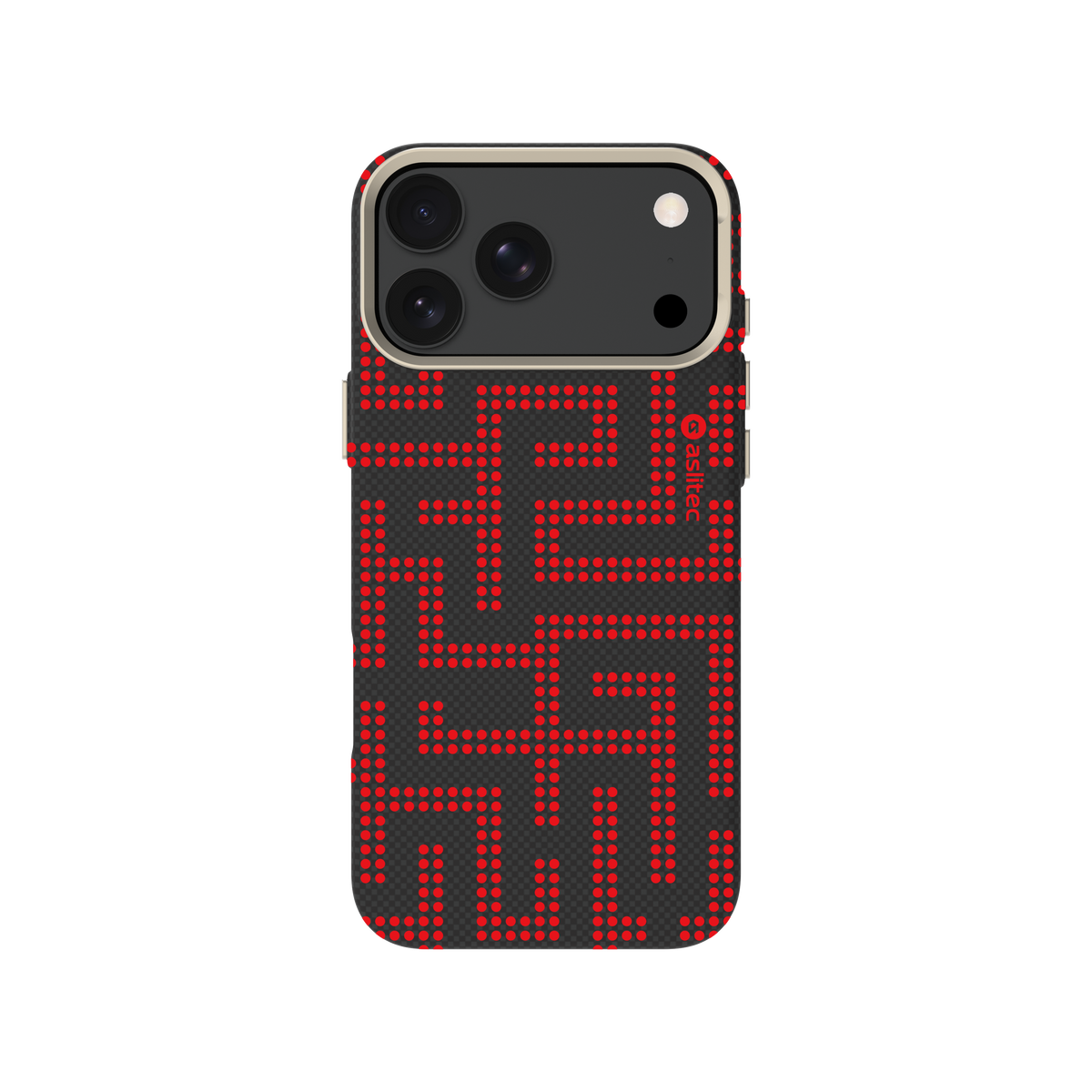 كفر aslitec MAZEMAG بدعم MagSafe ونقشة المتاهة ولمسات معدنية لـ iPhone 18 Pro و18 Pro Max