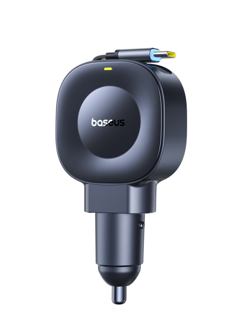 Baseus PrimeTrip VR2 Car Charger with Retractable Cable C+C 45W | Cosmic Black