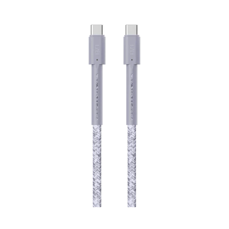 كيبل LZEL USB-C إلى USB-C 2.0 – 2 متر | شحن سريع PD 240 واط (48V/5A)، نقل بيانات 480Mbps، مقاوم للانحناء 150,000+، غلاف TPE مضفر متين | أخضر