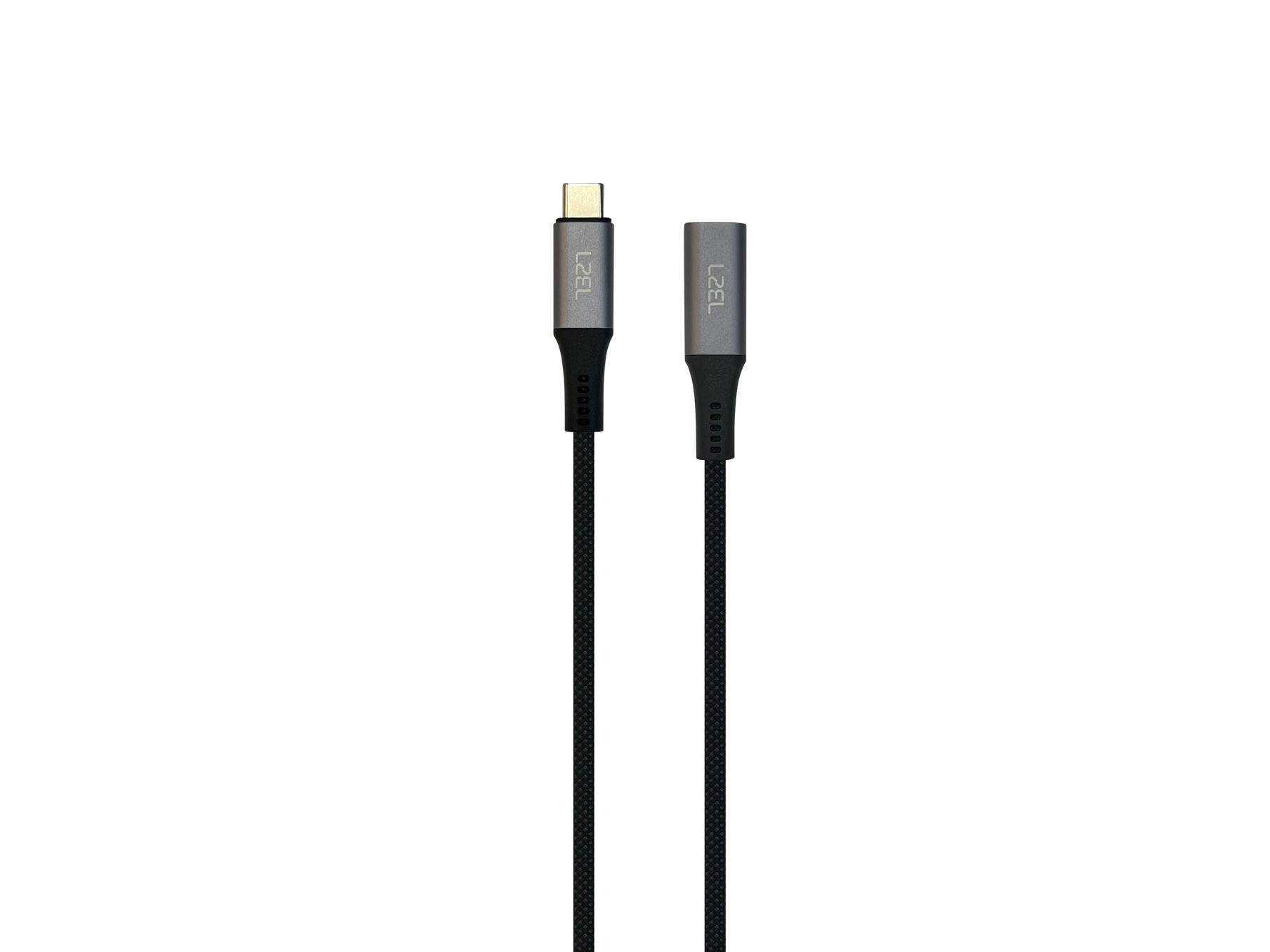LZEL Celeris Power Link 240W USB-C to USB-C Female Extension Cable 1.5m | Black