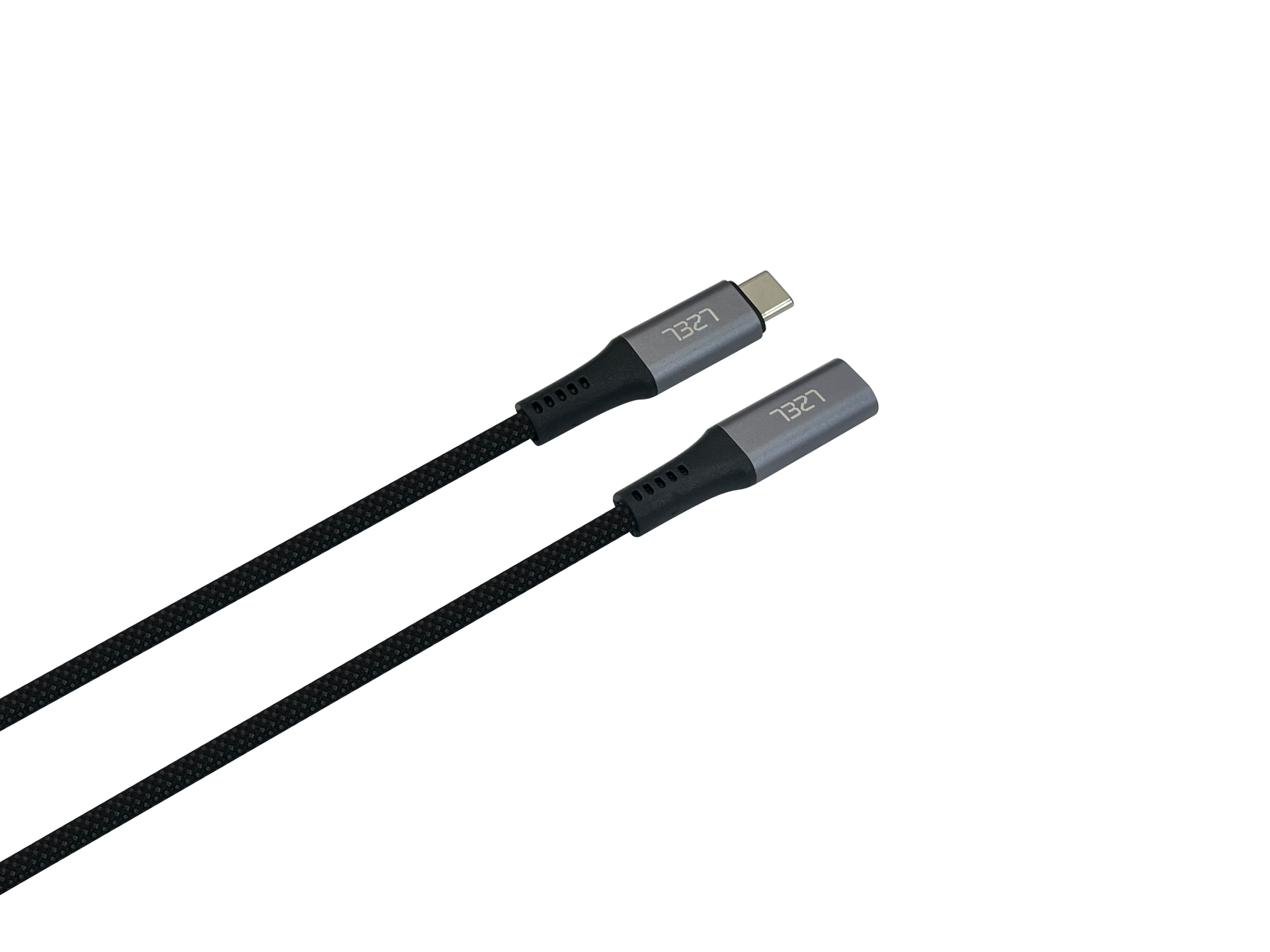 LZEL Celeris Power Link 240W USB-C to USB-C Female Extension Cable 1.5m | Black