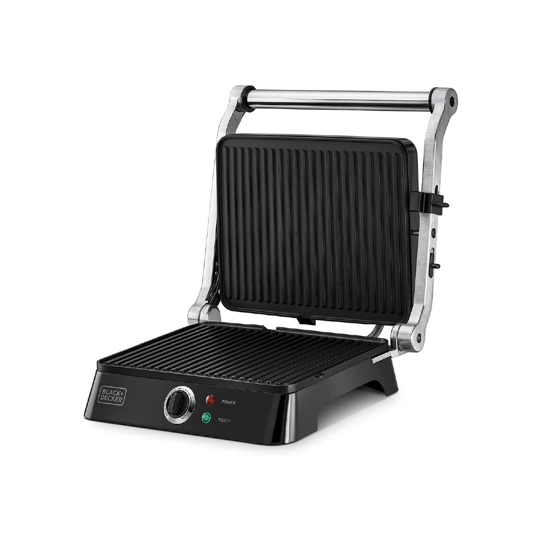 Black & Decker Electric Contact Grill, 1400W | Black / Silver