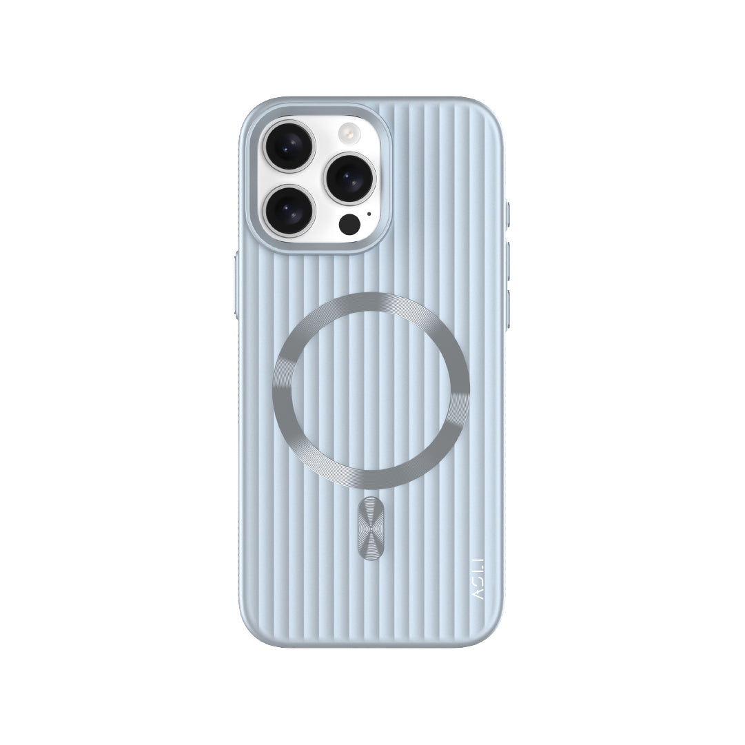 ASLI Corrugared Ridge Premium Metalic Case With Enhanced Camera Protection Case For iPhone 16 Pro