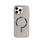 ASLI Corrugared Ridge Premium Metalic Case With Enhanced Camera Protection Case For iPhone 16 Pro