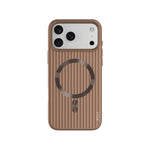 ASLI Corrugared Ridge Premium Metalic Case With Enhanced Camera Protection Case For iPhone 17 Pro Max