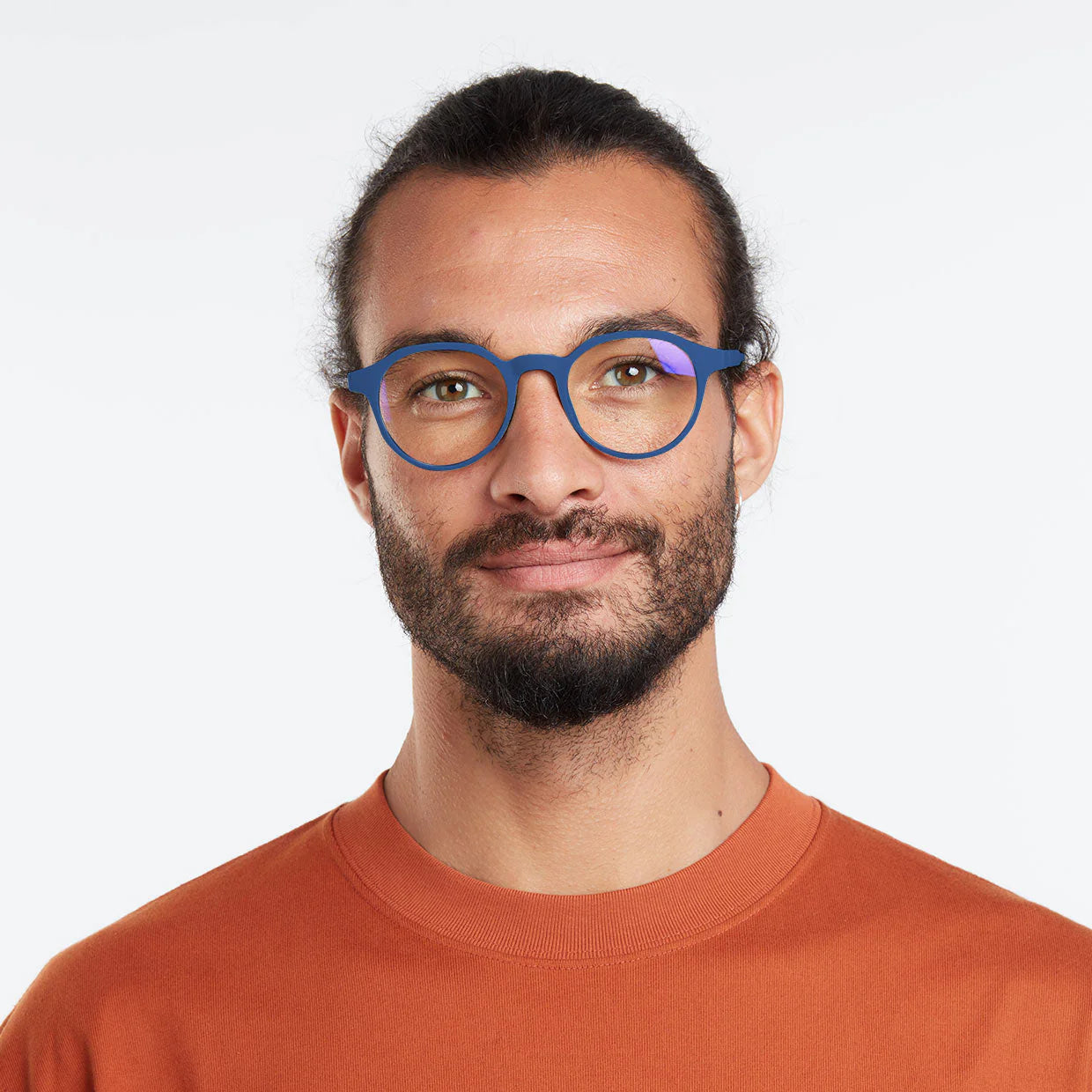 Barner Screen Glasses Chamberi| Navy Blue