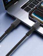 كيبل Aslitec GRAPHENEX SYNC للشحن السريع ونقل البيانات – USB-C إلى Lightning