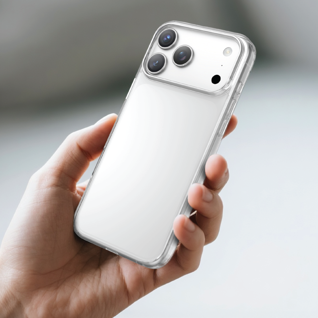 Asli Global Clearique Hybrid Protective Case for iPhone 17 Pro | Transparent