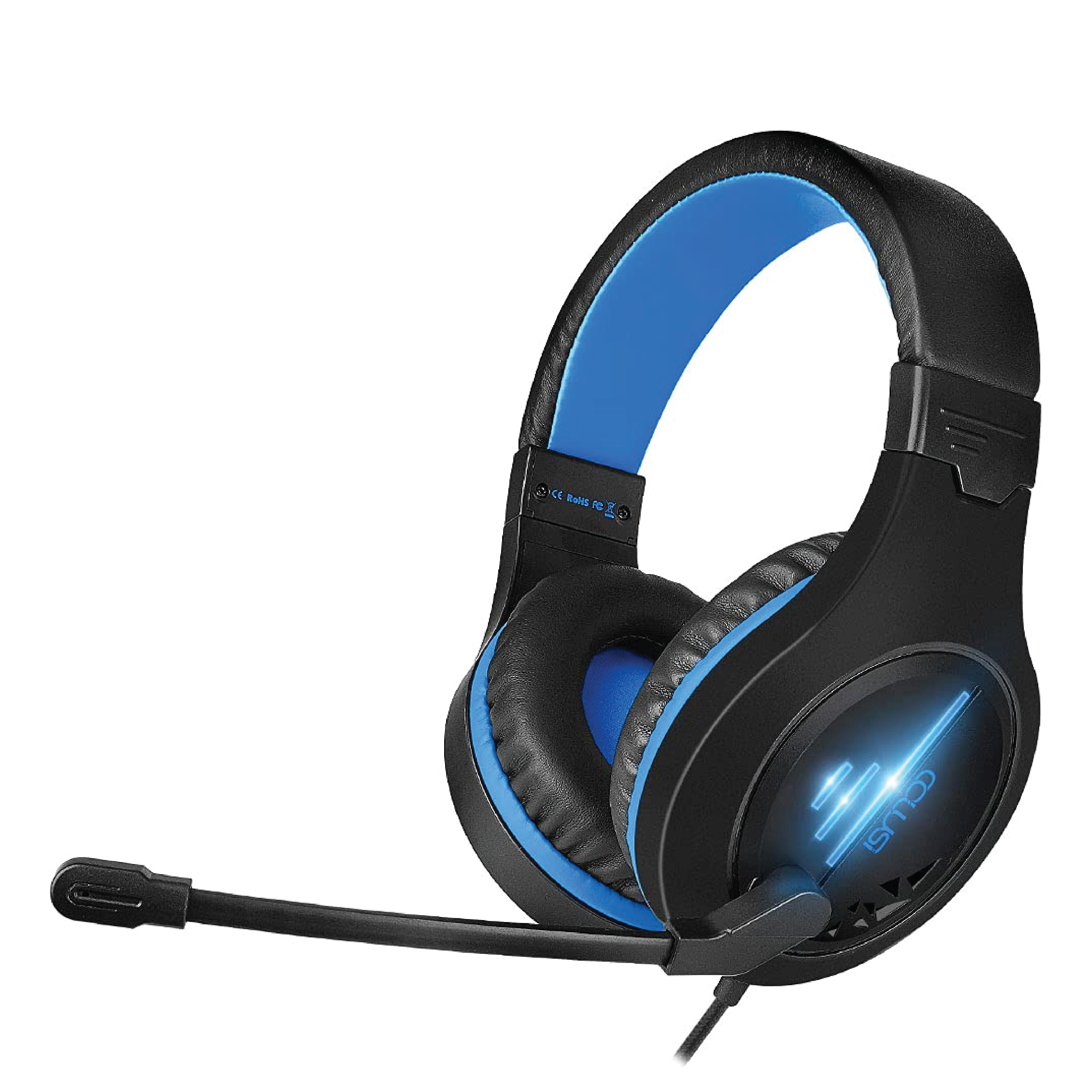 Colusi Gaming Headset CLS100 Pro+Gaming 3.5+USB Headphone |Black/Blue