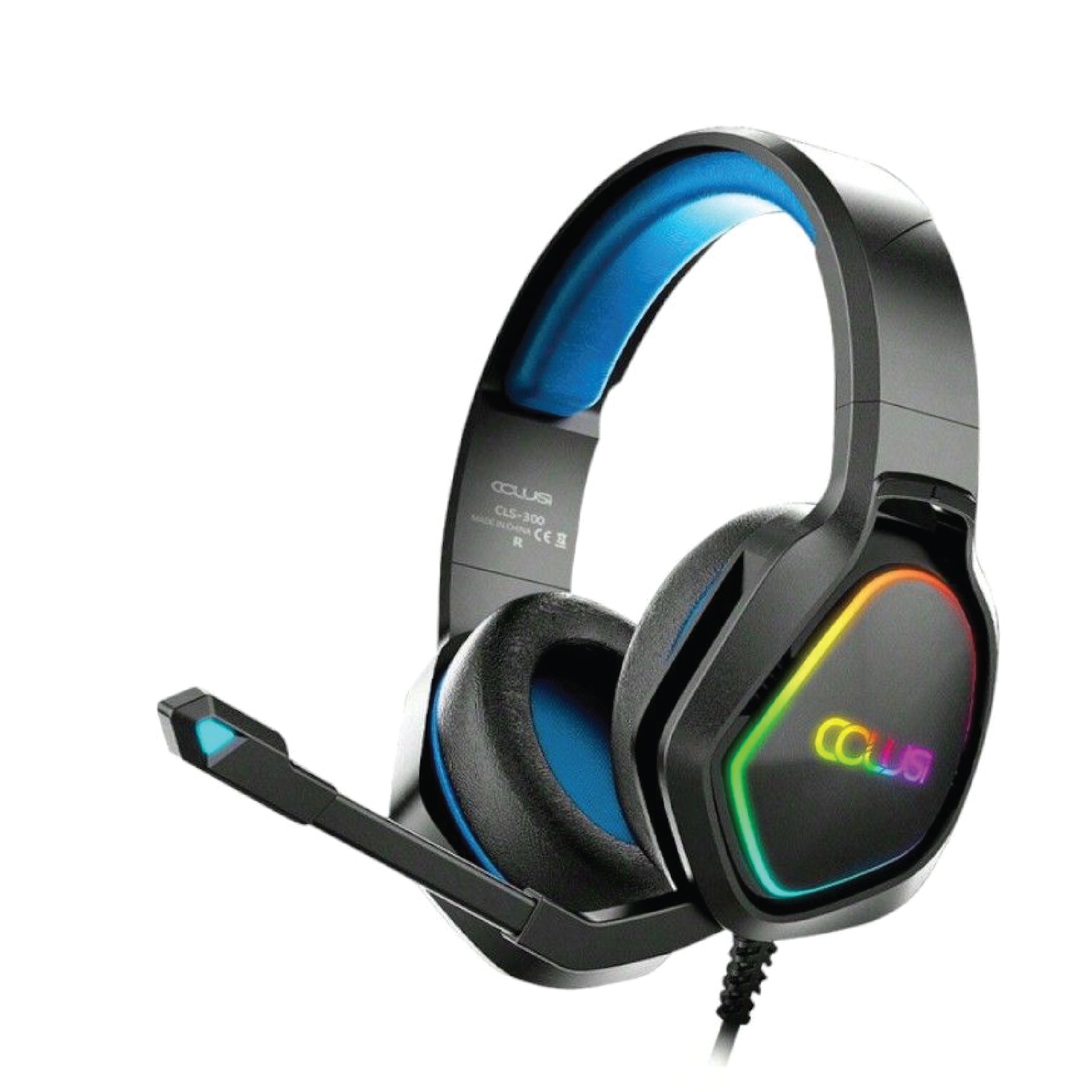 Colusi Gaming Stereo 3.5+USB Headphone RGB Light | Blue