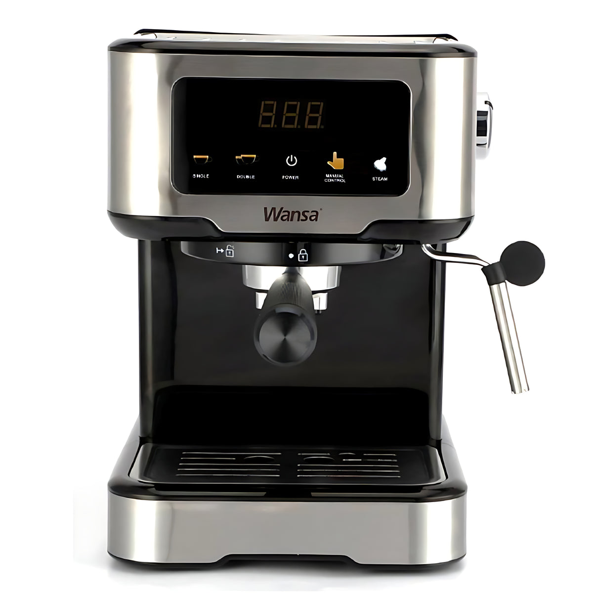 Wansa Espresso Machine 1100W  | Silver