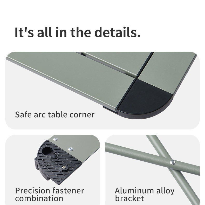 Naturehike Yamami L03 Casual Folding Table – Grey | Large