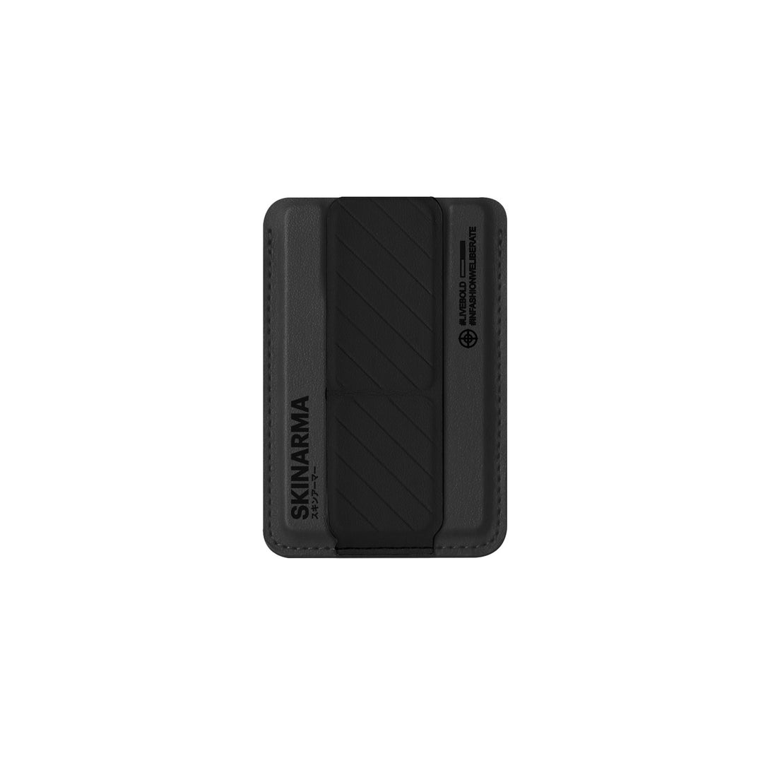 SkinArma Saido Case Card Holder For iPhone 15 Pro Max | Smoke