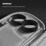 كيبل Momax Mag.Link بطرف USB-C إلى Lightning مغناطيسي 60 واط بطول 1 متر | أسود