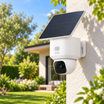 Eufy SoloCam E30 Outdoor Security Camera 2K with AI Motion Detection, Solar Charging & Two-Way Audio | White