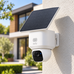 Eufy SoloCam E30 Outdoor Security Camera 2K with AI Motion Detection, Solar Charging & Two-Way Audio | White